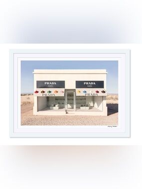 Gray Malin Framed Rainbow Cowboy Hats II, Prada Marfa